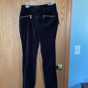 Black Label Velveteen Slim Ankle Pants NWT size 00